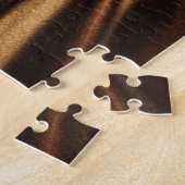 Gouden Astronoom Steampunk Victoriaans Legpuzzel (Zijkant)