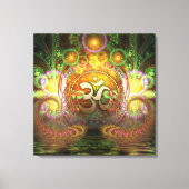 Gouden Aum Dromen Canvas Afdruk (Voorkant)