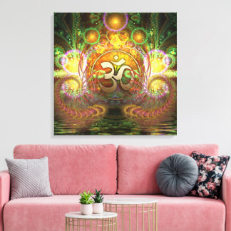 Gouden Aum Dromen Canvas Afdruk
