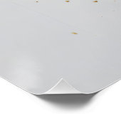 Gouden Aurora Perfect Poster (Hoek)