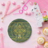 Gouden Azteekse Mayan Kalender Inca Papieren Bordje (Feest)