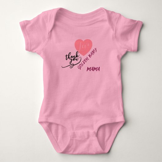 GOUDEN BABY ROMPER (Voorkant)