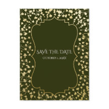 Gouden Baby's Breath Bloemen Rustiek Groen Save Da