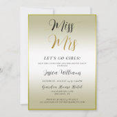 Gouden Bachelorette Kaart (Voorkant)