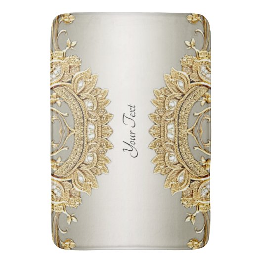 Gouden  badmat (Voorkant Verticaal)