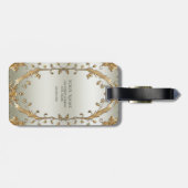 Gouden Bagagelabel (Achterkant horizontaal)