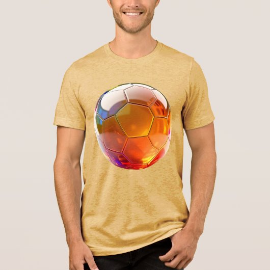 Gouden Bal Bella+Canvas Tri-Blend Shirt (Voorkant)