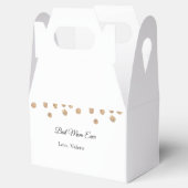 Gouden ballen glitter beste moeder ooit naam moede bedankdoosjes (Geopend)