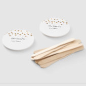 Gouden ballen glitter beste moeder ooit naam moede handwaaier (Niet-gemonteerd)