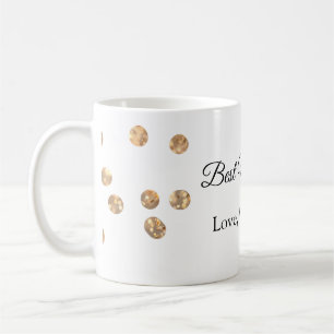 Gouden ballen glitter beste moeder ooit naam moede koffiemok