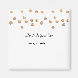 Gouden ballen glitter beste moeder ooit naam moede magneet