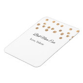 Gouden ballen glitter beste moeder ooit naam moede magneet (Linkerzijde)