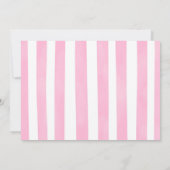 Gouden Ballerina foto uitnodiging (Achterkant)