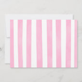 Gouden Ballerina foto uitnodiging (Achterkant)