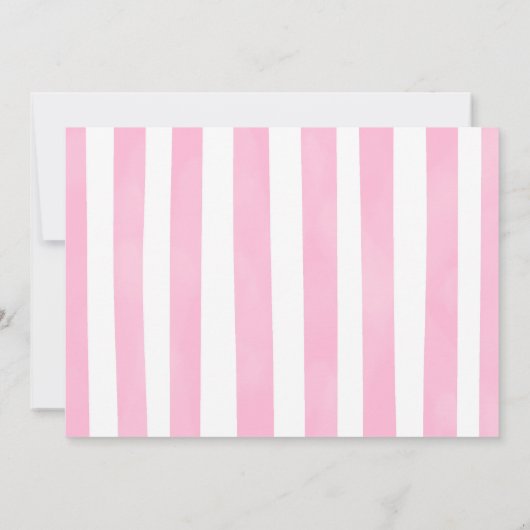 Gouden Ballerina foto uitnodiging (Achterkant)