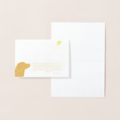 gouden ballon folie kaarten (Display)