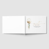 Gouden ballon Garland Baby shower Gastenboek (Volledig)