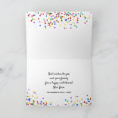 Gouden ballon Gelukkig Norooz Perzisch Nieuwjaar Feestdagen Kaart (Binnen)