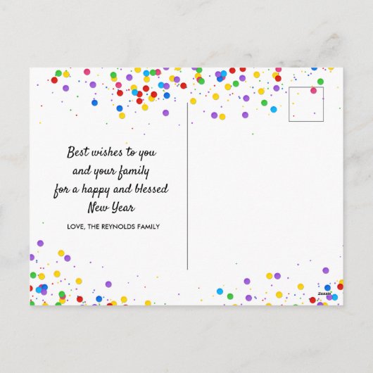 Gouden ballon Gelukkig Norooz Perzisch Nieuwjaar Feestdagenkaart (Achterkant)