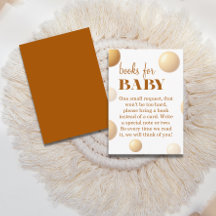 Gouden Ballonboeken voor Baby Neutrale Douche