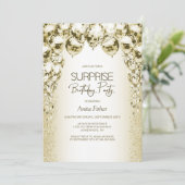 Gouden ballonnen elke leeftijd Verrassing Verjaard Kaart (Staand voorkant)