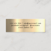 Gouden ballonnen Glitter Evenement Bruiloft Partij Mini Visitekaartje (Achterkant)