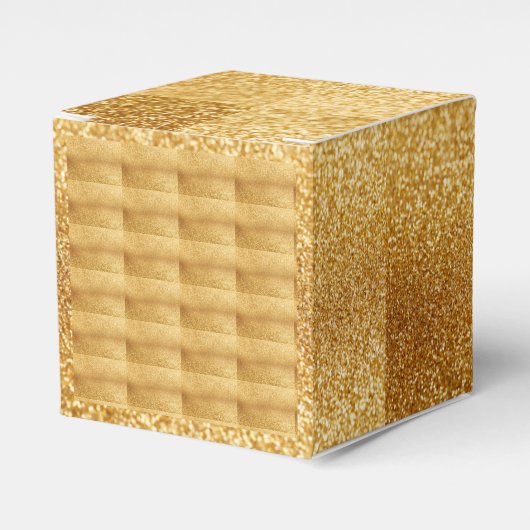 Gouden ballotin bedankdoosjes (Voorkant Zijde)