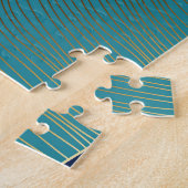 Gouden bananenblad: luxe patroon. legpuzzel (Zijkant)