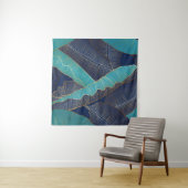 Gouden bananenblad: luxe patroon. wandkleed (In Situ (horizontaal))