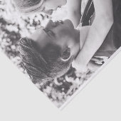 Gouden banner met bloemenoverlay voeg je eigen fot tissuepapier (Detail)