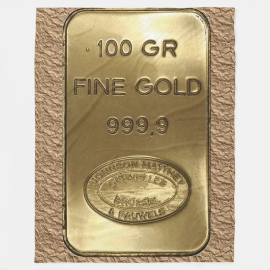 GOUDEN BAR (Fleece Deken) Fleece Deken (Voorkant)