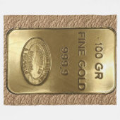 GOUDEN BAR (Fleece Deken) Fleece Deken (Voorkant (Horizontaal))