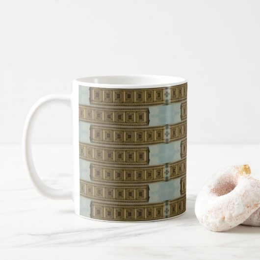 Gouden bar mok (Met donut)