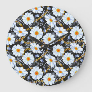 Gouden Barok: Bloemen ketting textuur Grote Klok