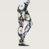 Gouden Barok: Bloemen ketting textuur Leggings (Rechts)