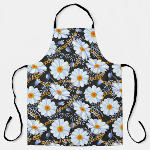 Gouden Barok: Bloemen ketting textuur Schort