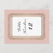 Gouden Barok Classic Formele Elegante Tafelnummers (Voorkant)