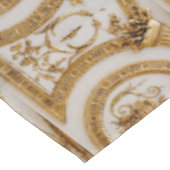 Gouden Barok Cornucopia op Beige Thanksgiving Tafelkleed (Gekanteld)