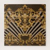 Gouden barok: geometrisch patroonontwerp legpuzzel (Verticaal)