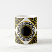 Gouden barok: Griekse zwarte rand Koffiemok (Center)