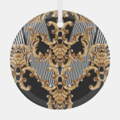 Gouden barok, ingewikkeld ornament ontwerp. (Voorkant)