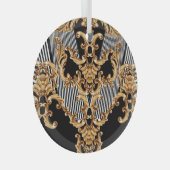 Gouden barok, ingewikkeld ornament ontwerp. (Voorkant Rechts)