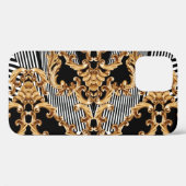 Gouden barok, ingewikkeld ornament ontwerp. Case-Mate iPhone case (Achterkant (horizontaal))