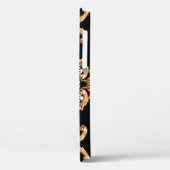 Gouden barok, ingewikkeld ornament ontwerp. Case-Mate iPhone case (Achterkant / Links)