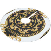 Gouden barok, kettingen, zwart decor kerstboom rok (Gekanteld)