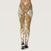 Gouden Barok Leggings (Achterkant)