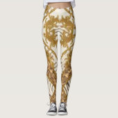 Gouden Barok Leggings (Voorkant)