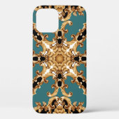 Gouden barok, luxe ornament design. Case-Mate iPhone case (Achterkant)