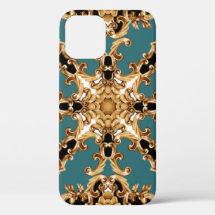 Gouden barok, luxe ornament design. Case-Mate iPhone case