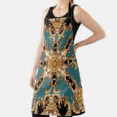 Gouden barok, luxe ornament design. schort (Insitu)